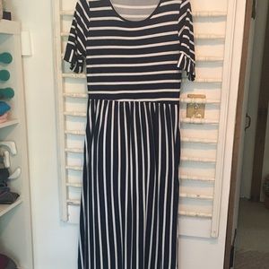 Navy Striped Sailor Inherit Maxi